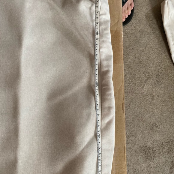 Outdoor chair cushions - set of 10; 2 “Tuscan” - green, and 8 “natural” - white - Picture 8 of 15